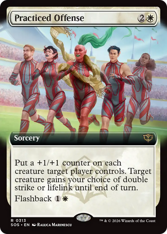 Practiced Offense (Extended Art) [Secrets of Strixhaven]