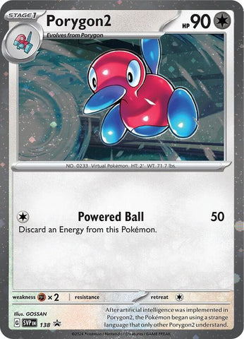 Porygon2 (SVP138) (Cosmos Holo) [SV: Scarlet & Violet Promo Cards]