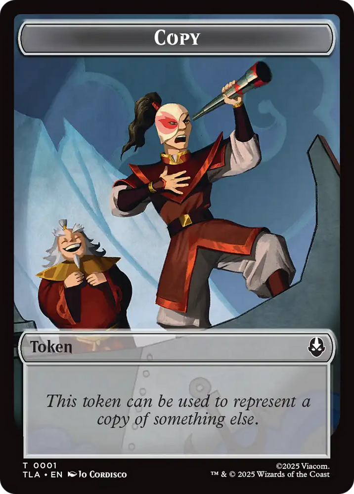 Copy (0001) // Clue (0016) Double-Sided Token [Avatar: The Last Airbender Tokens]