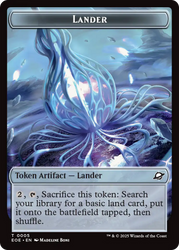 Drone // Lander (0005) Doubled-Sided Token [Edge of Eternities Tokens]