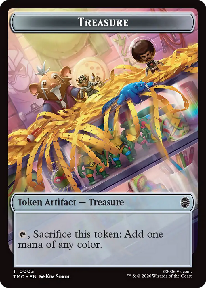 Treasure // Clue Double-Sided Token [Teenage Mutant Ninja Turtles Commander Tokens]