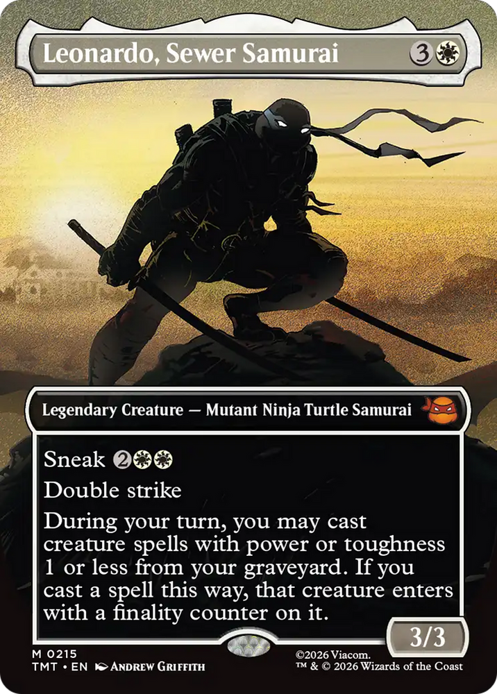 Leonardo, Sewer Samurai (Borderless) [Teenage Mutant Ninja Turtles]