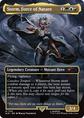 Storm, Force of Nature (Rainbow Foil) [Secret Lair Drop Series]