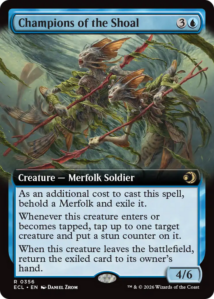 Champions of the Shoal (Extended Art) [Lorwyn Eclipsed]