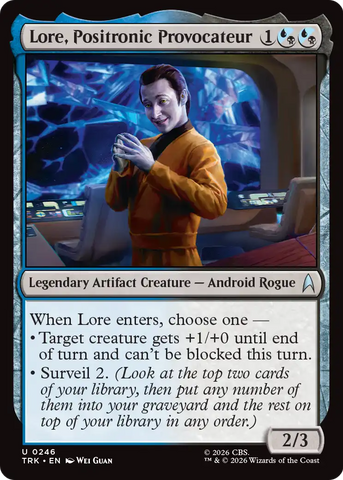 Lore, Positronic Provocateur [Star Trek]