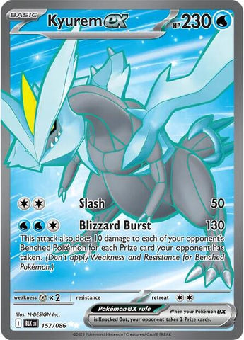 Kyurem ex (157/086) [Scarlet & Violet: Black Bolt]