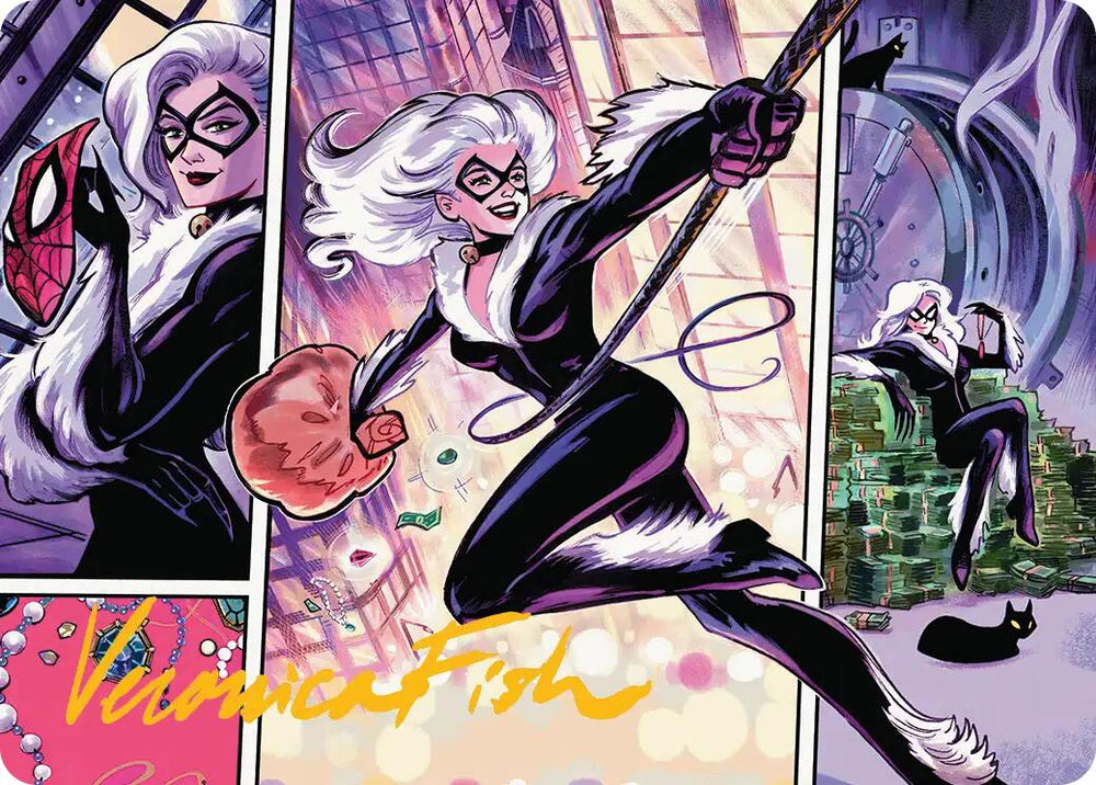 Black Cat, Cunning Thief Art Card (Gold-Stamped Signature) [Marvel's Spider-Man Art Series]