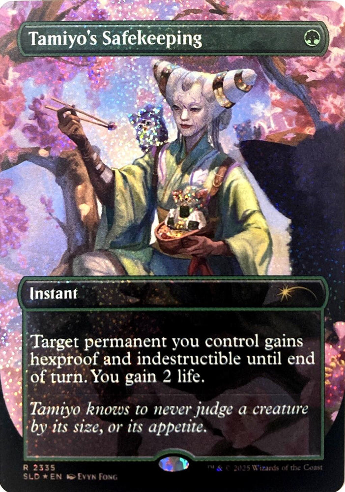 Tamiyo's Safekeeping (Confetti Foil) [Secret Lair Drop Series]