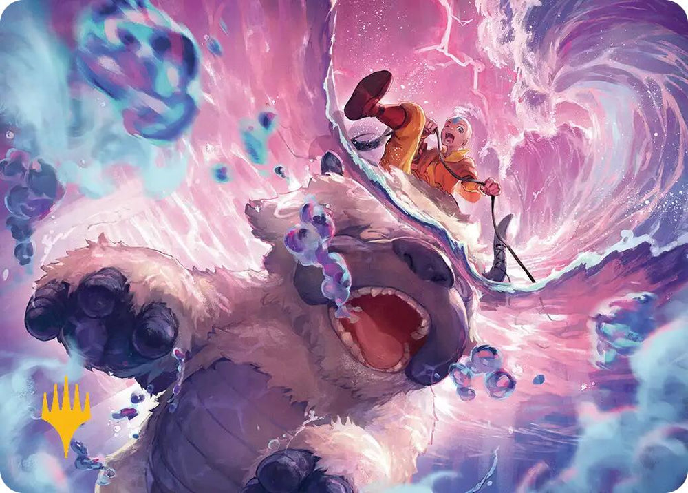 Storm of Memories Art Card (Gold-Stamped Planeswalker Symbol) [Avatar: The Last Airbender Art Series]