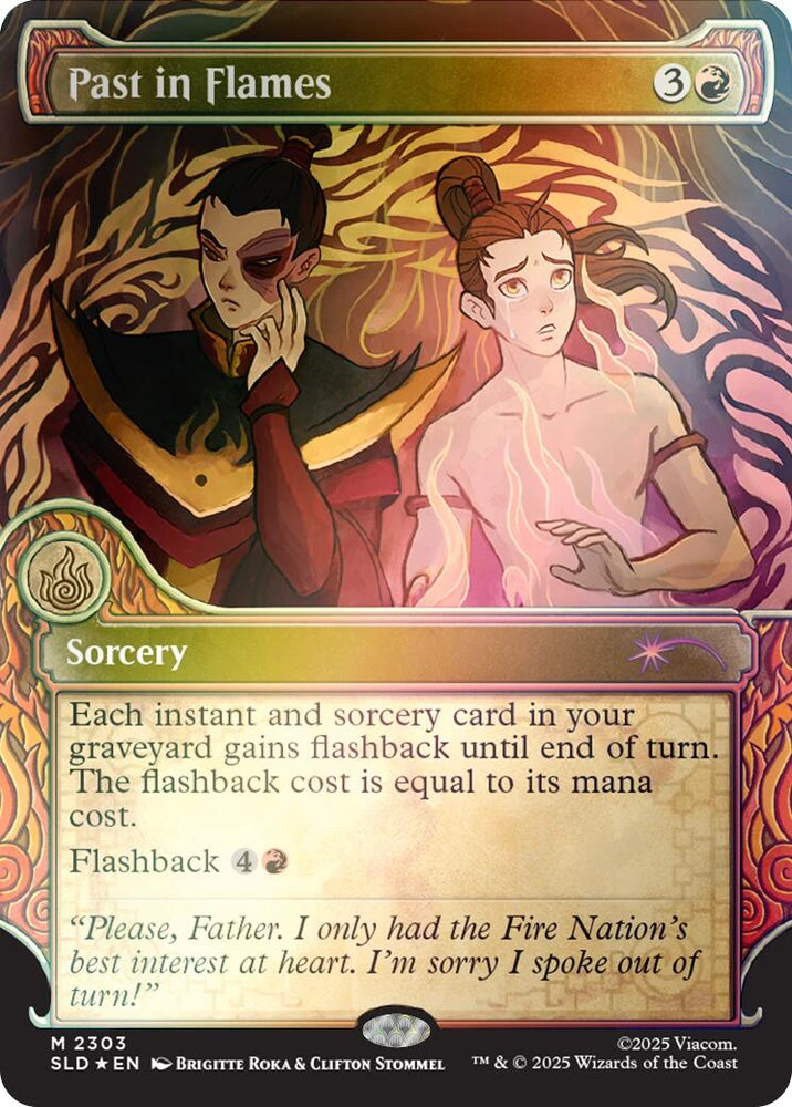 Past in Flames (Rainbow Foil) [Secret Lair Drop Series]