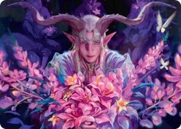 Dawnhand Eulogist Art Card [Lorwyn Eclipsed Art Series]