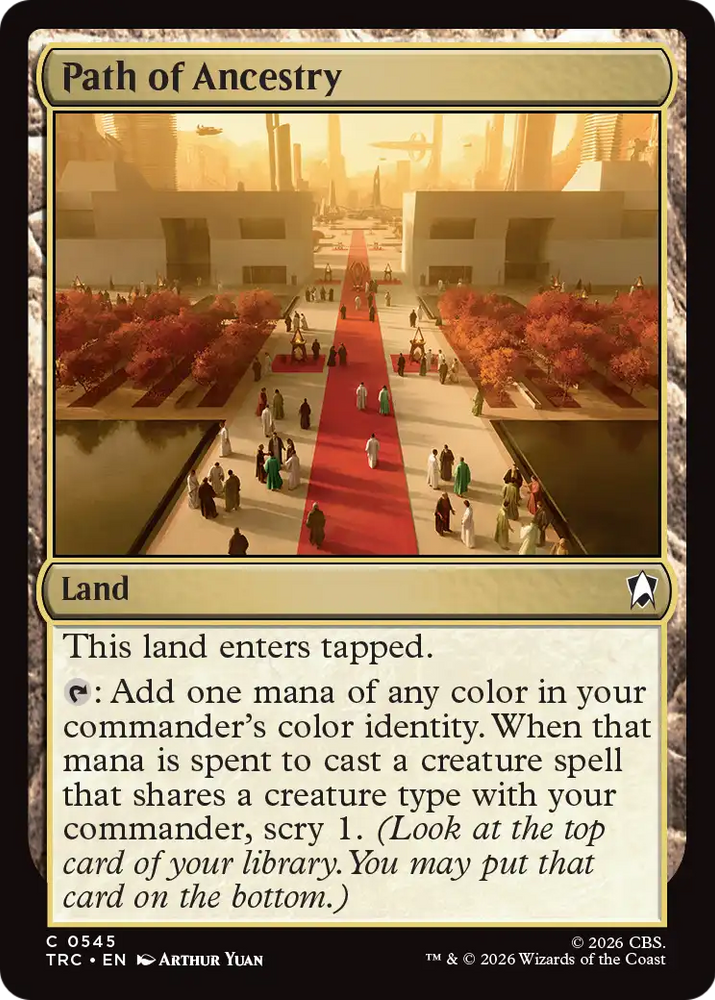 Path of Ancestry (Surge Foil) [Star Trek Commander]
