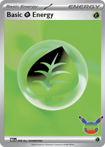 Basic Grass Energy (009) (30th Celebration) [Mega Evolution Energies]