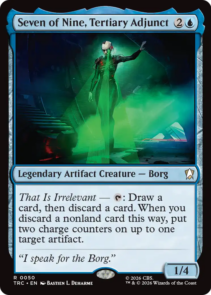 Seven of Nine, Tertiary Adjunct (Surge Foil) [Star Trek Commander]