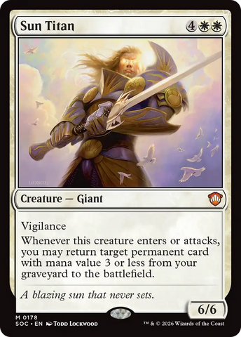 Sun Titan [Secrets of Strixhaven Commander]