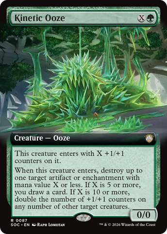 Kinetic Ooze (Extended Art) [Secrets of Strixhaven Commander]