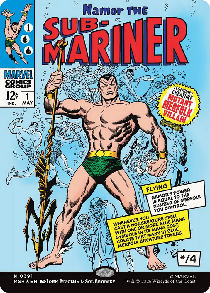 Namor The Sub-Mariner (Borderless) [Marvel Super Heroes]