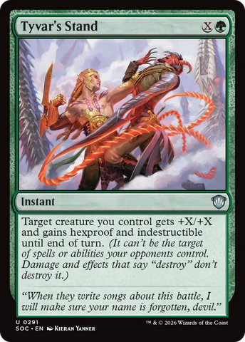 Tyvar's Stand [Secrets of Strixhaven Commander]