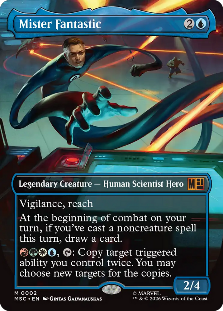 Mister Fantastic (Borderless) [Marvel Super Heroes Commander]