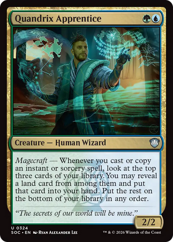 Quandrix Apprentice [Secrets of Strixhaven Commander]