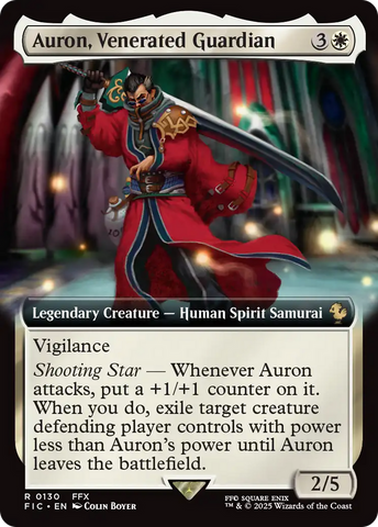 Auron, Venerated Guardian (Extended Art) [FINAL FANTASY Commander]