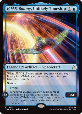 H.M.S. Bounty, Unlikely Timeship [Star Trek]
