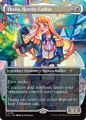 Thalia, Heretic Cathar (Rainbow Foil) [Secret Lair Drop Series]