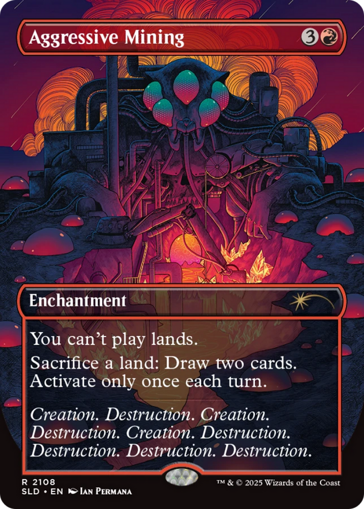 Aggressive Mining (Galaxy Foil) [Secret Lair Drop Series]