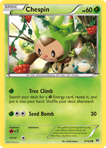 Chespin (9/162) [XY: BREAKthrough]