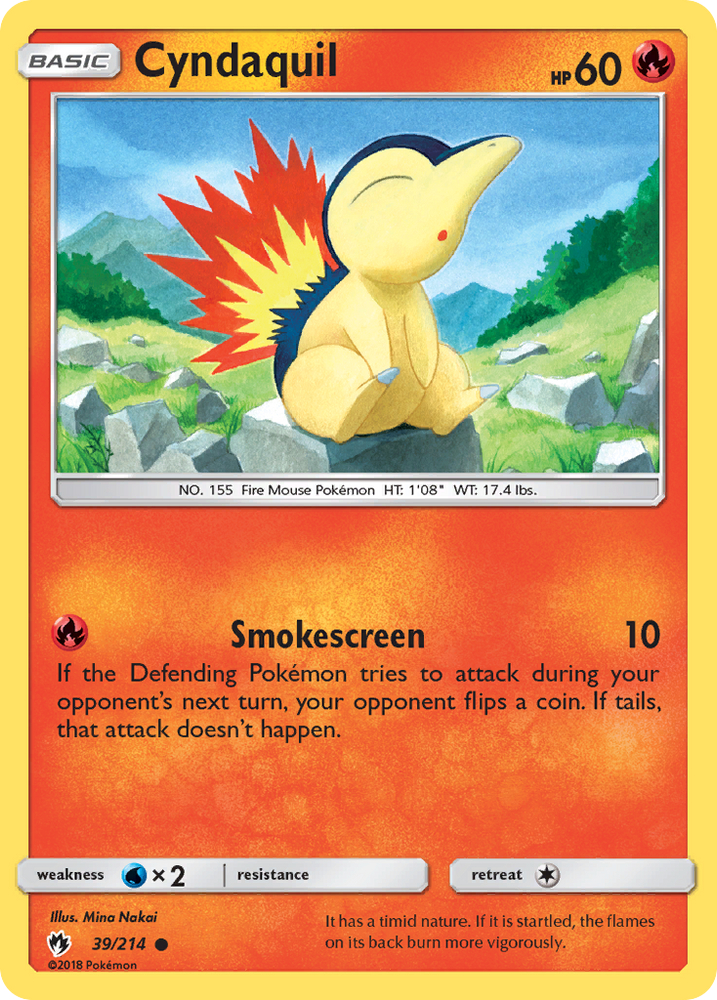 Cyndaquil (39/214) [Sun & Moon: Lost Thunder]