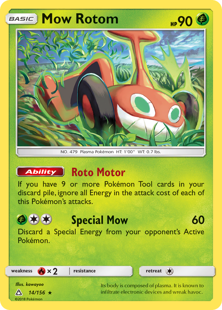 Mow Rotom (14/156) [Sun & Moon: Ultra Prism]