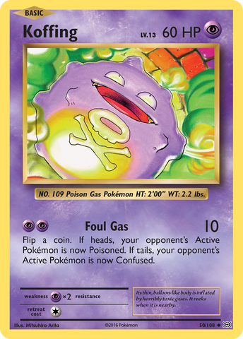 Koffing (50/108) [XY: Evolutions]