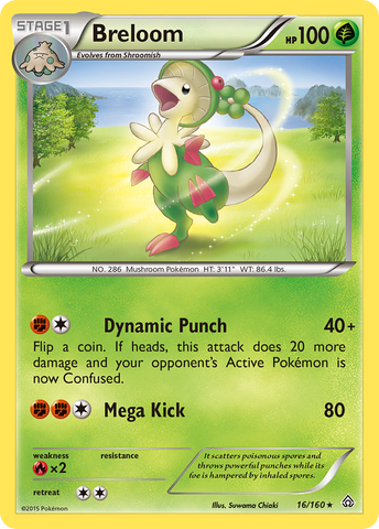 Breloom (16/160) [XY: Primal Clash]