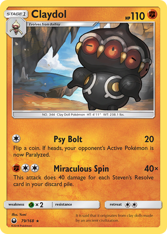 Claydol (79/168) [Sun & Moon: Celestial Storm]