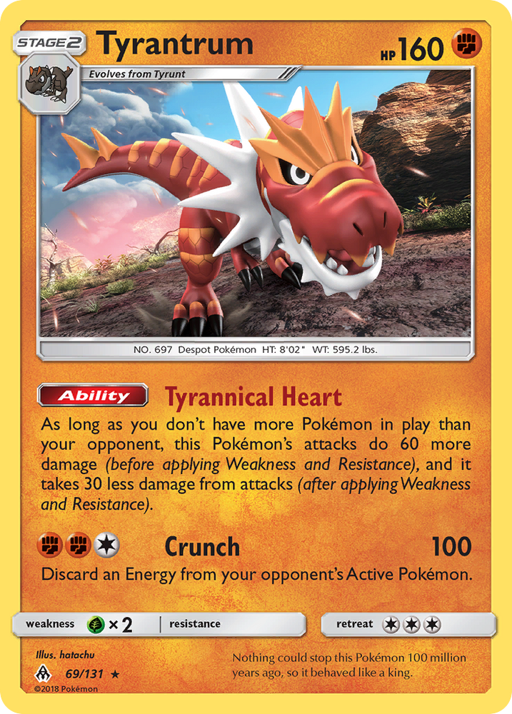 Tyrantrum (69/131) [Sun & Moon: Forbidden Light]