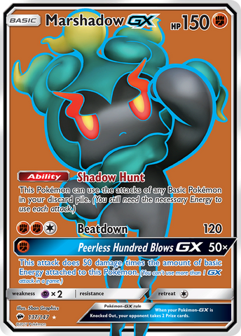 Marshadow GX (137/147) [Sun & Moon: Burning Shadows]