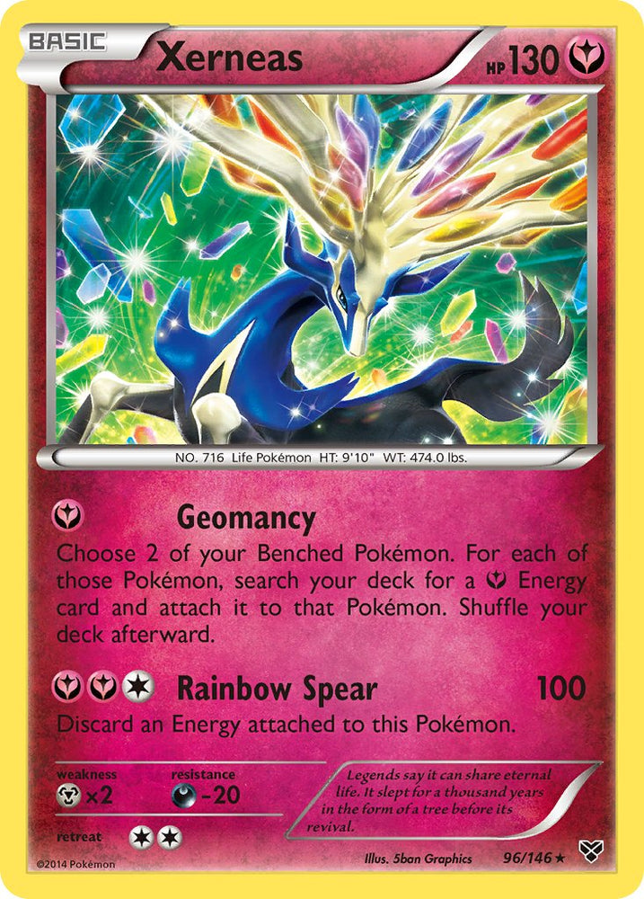 Xerneas (96/146) (Theme Deck Exclusive) [XY: Base Set]