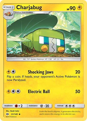 Charjabug (51/149) [Sun & Moon: Base Set]